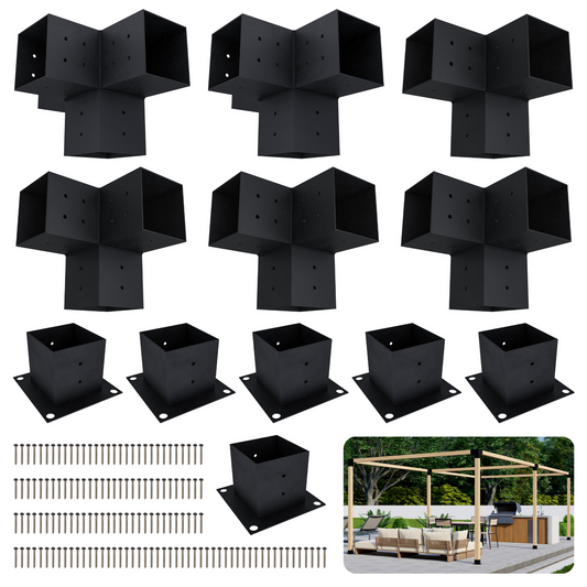 Freestanding Pergola Bracket Kit, up to 24 × 12 ft